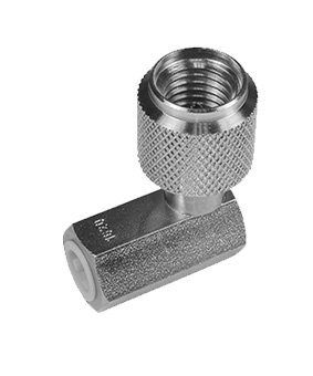 Manômetro direto e adaptador de sensor MINIMESS® 90°